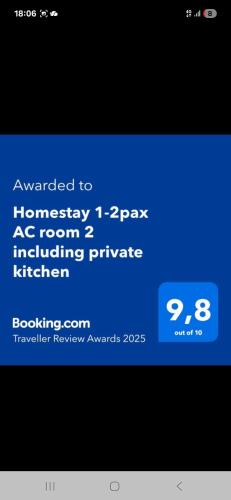 Siem Reap Apartment | Ban Sokluy AC apartment 2 1-2pax including kitchen
