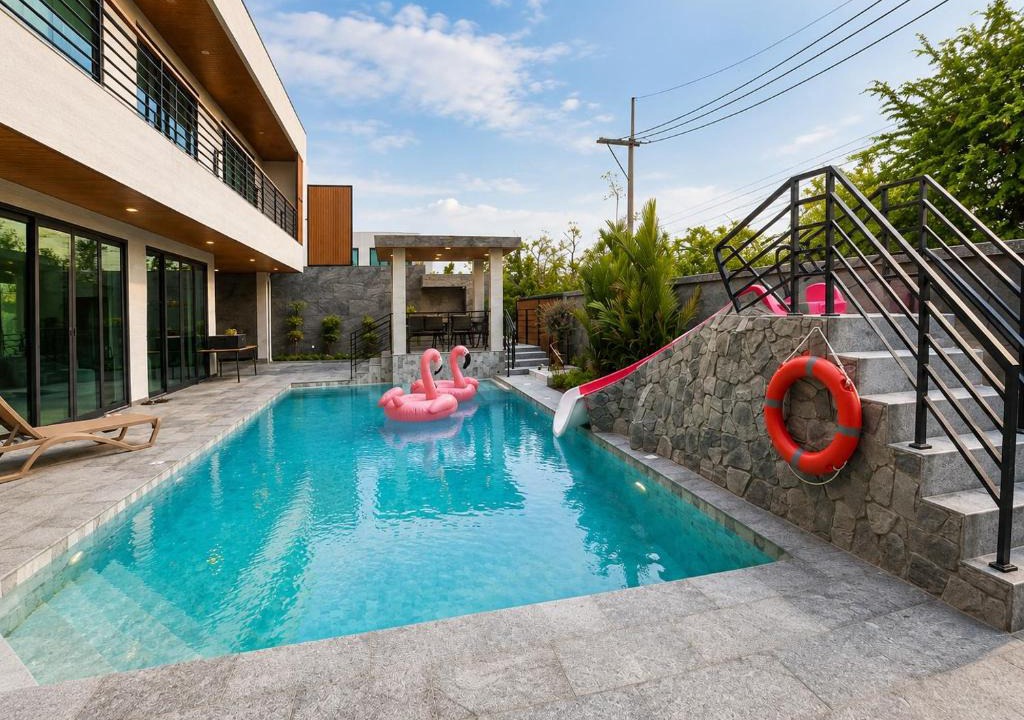 Na Kluea Villa | Hello Pattaya Pool Villa Brand New 5BR Luxury