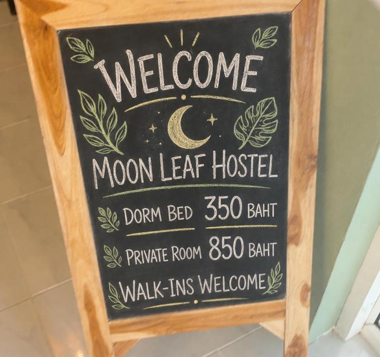 Thong Sala Hostel | Moonleaf Hostel Koh Phangan