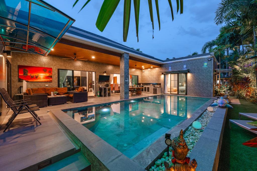 Kamala Villa | Noi's Villa - tropical oasis with pool and maid