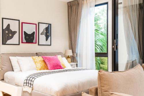 Sa Khu Apartment | Title Halo Life in Yellow 40m2 King Bed Pool