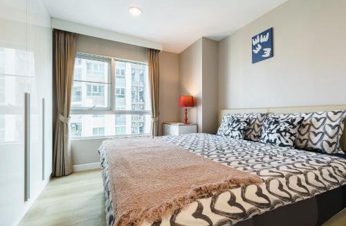 Rama 9 Apartment | Internet celebrity train night market swimming pool free WiFi mrt 100m