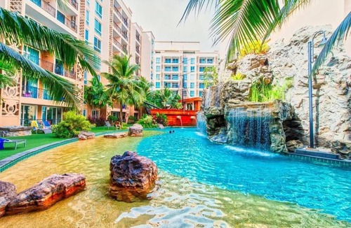 South Pattaya Apartment | Jomtien Paradise Resort Pool View Atlantis