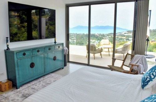 Bophut Hills Villa | New single storey villa with sea view, all comforts, close to research area.