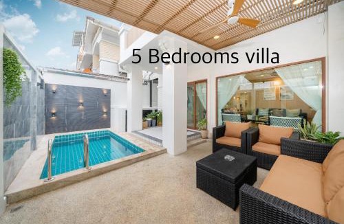 Patong House | Prime Patong-5BR-6BR pool villa See photo BEFORE BOOK