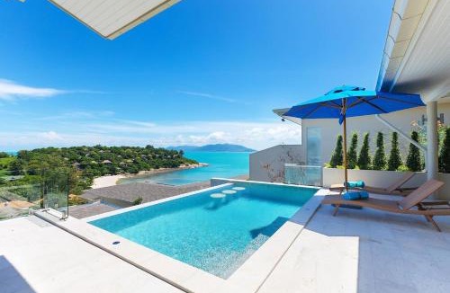 Moo 5 Villa | Single Level BEACHSIDE VILLA - BB2 - at BAYSIDE LUXURY VILLAS Samrong Bay Beach, 3 BED 4 BATH, SEA and SUNSET VIEWS, only 200m walk to the Beach