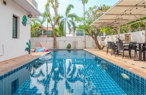 Central Pattaya Villa | Thai Home Luxury 3bedroom pool villa near Hollywood