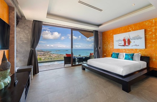 Bophut Villa | Villa Tiga: 2 Bed Cliffside Seaview Oasis