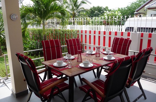 Nong Kae Villa | Wheelchair accessible Pool Villa Red, 3b/2b for disabled, sleep 6/8