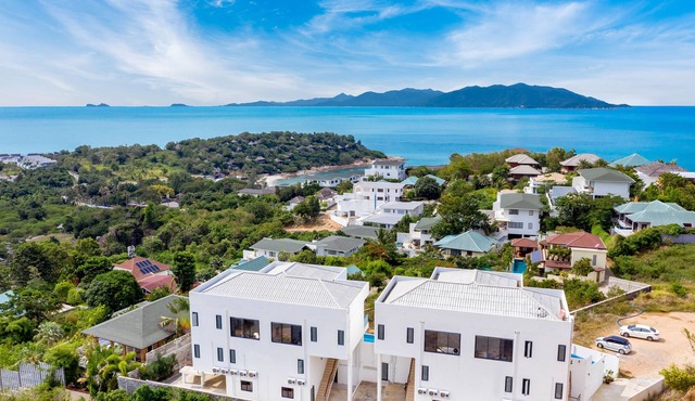 3 Bed Seaview Villa 5 mins to beach (A1) in Ko Samui