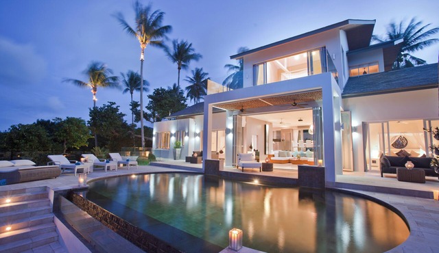 5-Bed Amazing Villa top of Bophut Hill with Epic Views of Samui & Nearby Islands in Koh Samui