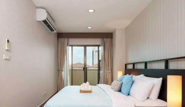 57m²Clean&Quiet/1GbWiFi/Kingbed/Cook/BalconyWasher in Watthana