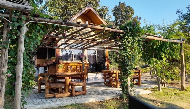 A Bungalow with attached kitchen in rural environment in Huai Sai