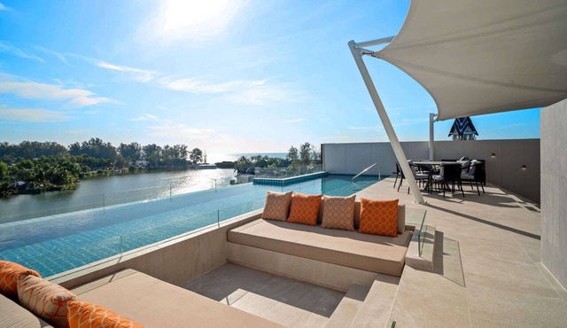Angsana Oceanview Residences, Two-Bedroom 164 Cc Penthouse in Choeng Thale