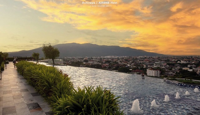 Astra Sky River, Rooftop pool full facilities in Chang Wat Chiang Mai