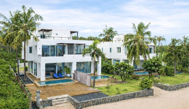 Beachfront 3BR Villa in Kuiburi – Private Pool & Ocean Views in Prachuap Khiri Khan