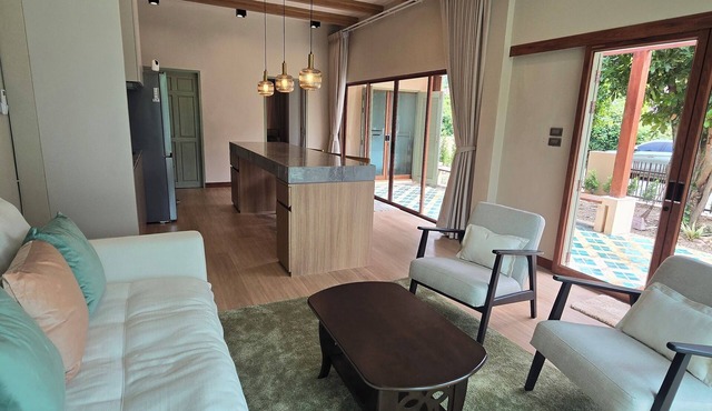 Charming 3-bedroom house with AC and WiFi in quaint Sankampang in Sankampang