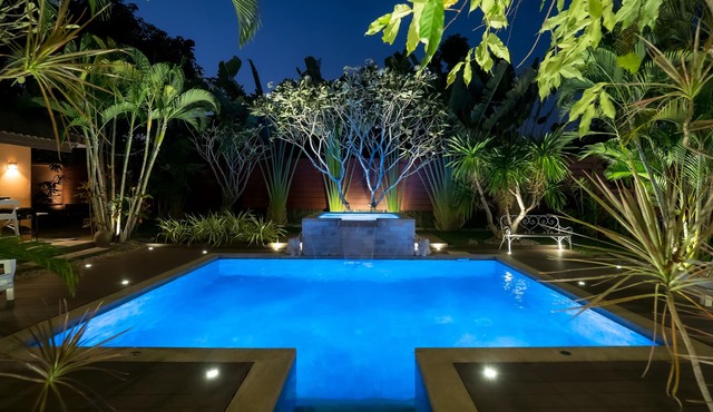 Chiang Mai's Best Garden Paradise Villa, A/C, Free Breakfast, Pool, Rental Van in Nam Phrae