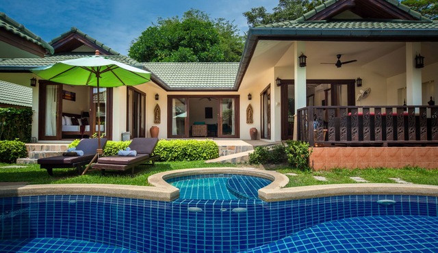 Deluxe 3 bed room pool villa in beach resort Idyllic Samui in Ko Samui