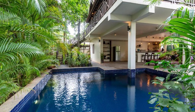 Enkosa 4-Bedroom Wooden Luxury House in Siem Reap