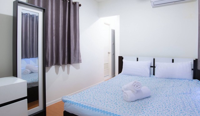 Family Apartment "My Home In Bangkok" A3/101 swimming pool, gym, courts, etc in Tambon Prachathipat