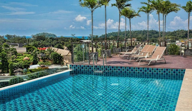 KATA BEACH OZONE Superb Fully Equipped studio kitchen washing machine aircon in Karon