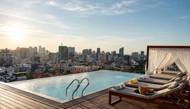 Living and Dining Above the City at Bassac Signature in Phnom Penh