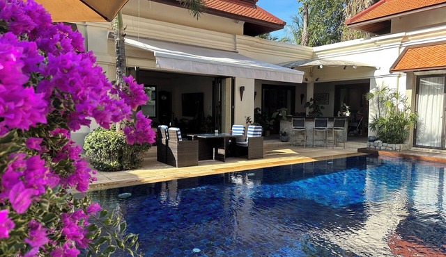 Luxurious 5-bedroom pool villa off enchanting Boat Avenue BangTao Beach in Thalang