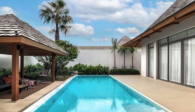 Luxury swimming pool 3-bedroom villa in awesome Pru Jampha Bang Tao in Pru Jampha