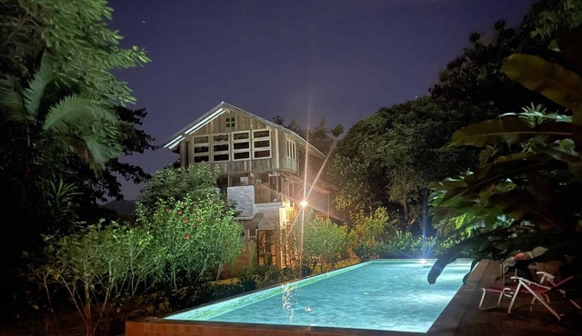 Private Wooden Pool Villa in Mae Rim for 4-6 Guests in Mae Rim