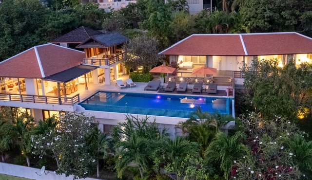Samui Summit Villa : 5BR Bliss & Sunset Splash in Chang Wat Surat Thani
