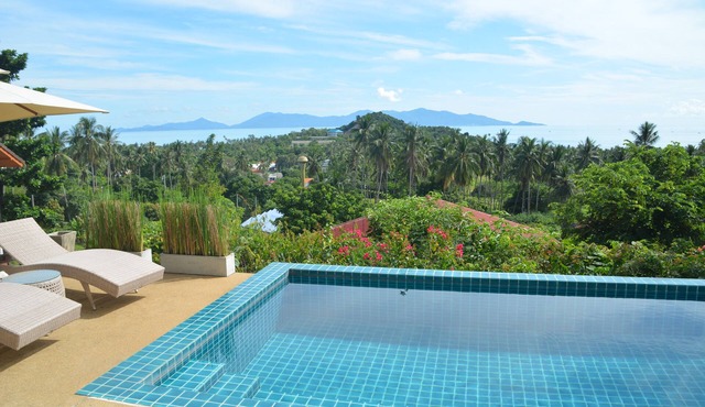 Sea view villa 185m close to Bophut and Maenam in Ko Samui