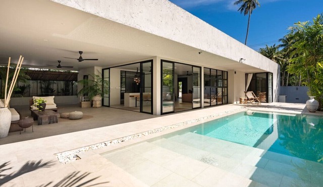 Stunning Beachfront Villa with Private Pool and Ocean Views in Taling Ngam