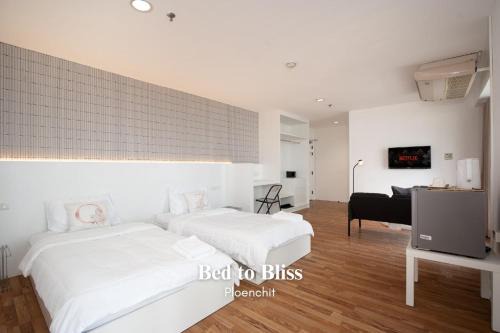 Stylish Twin BR w Ensuite Bath & Relaxing Tub BTB7 in Bangkok