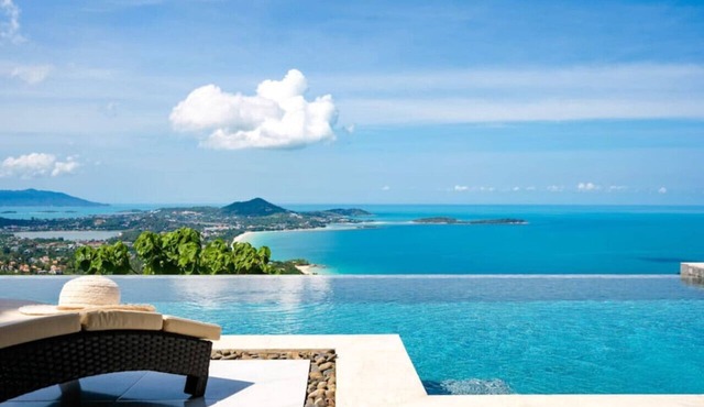 `Villa Majesta`Amazing View, luxury 4br Pool villa in Koh Samui