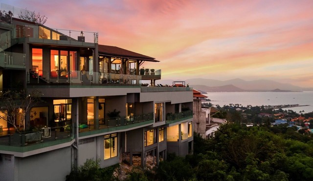 Villa Skyfall - 6 Bedroom Villa with Expansive Seaview and Private Theatre in Koh Samui