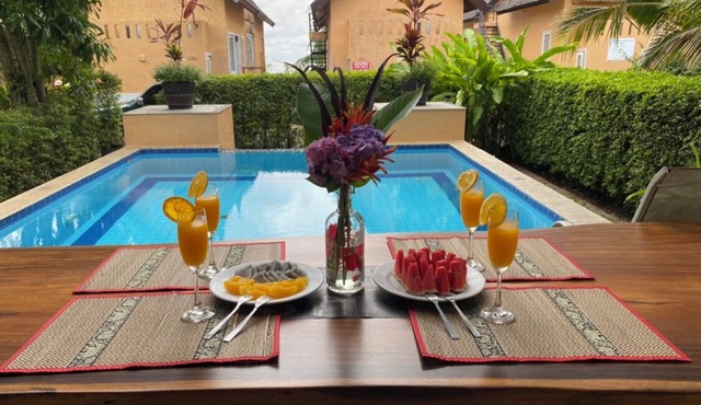 Villa with sea vVew 20 meter from the beach, private pool. in Trat Koh Chang