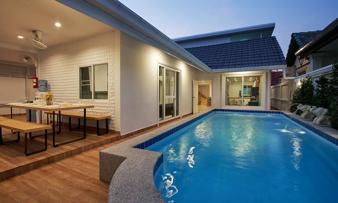 South Pattaya Villa | Gala Express l Private 4 Bedrooms Pool Villa l 10 mins to Walking St.