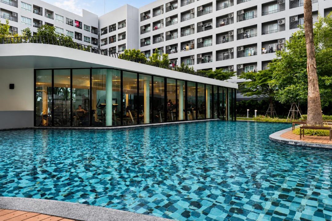 Bang Chak Apartment | Pool Studio Max 2 Guests Near BTS