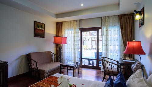Deluxe Double or Twin Room, Pool Access