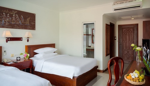Luxury Double or Twin Room, Balcony, Pool View - Free Laundry 1 Kg/day
