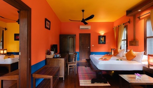 Deluxe Double Room, 1 King Bed, Balcony, Resort View