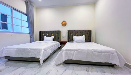 Deluxe Quadruple Room, 2 Double Beds, Private Bathroom