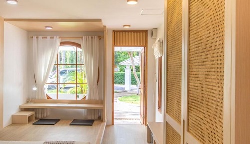 Japanese-style Villa, 1 King Bed, Non Smoking, Park View
