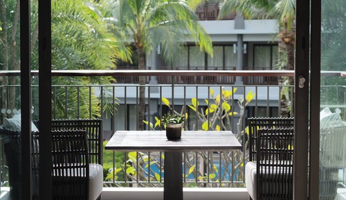 Room, 2 Double Beds, Garden View
