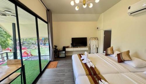 Family Room with Balcony