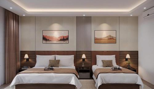 Twin Room with City View
