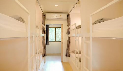 Single Bed in Female Dormitory Room
