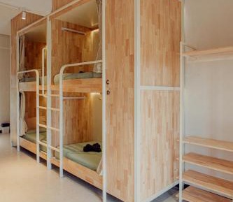 Bunk Bed in Female Dormitory Room  