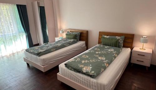 Twin Room with Private External Bathroom